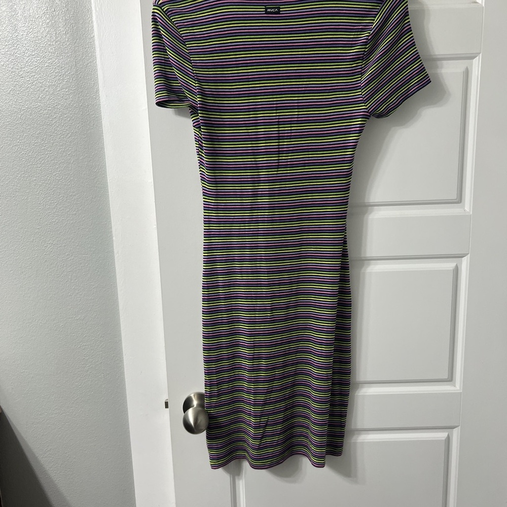 RVCA Women's Partition Mini Rib Knit Dress NWT size small - Picture 8 of 9